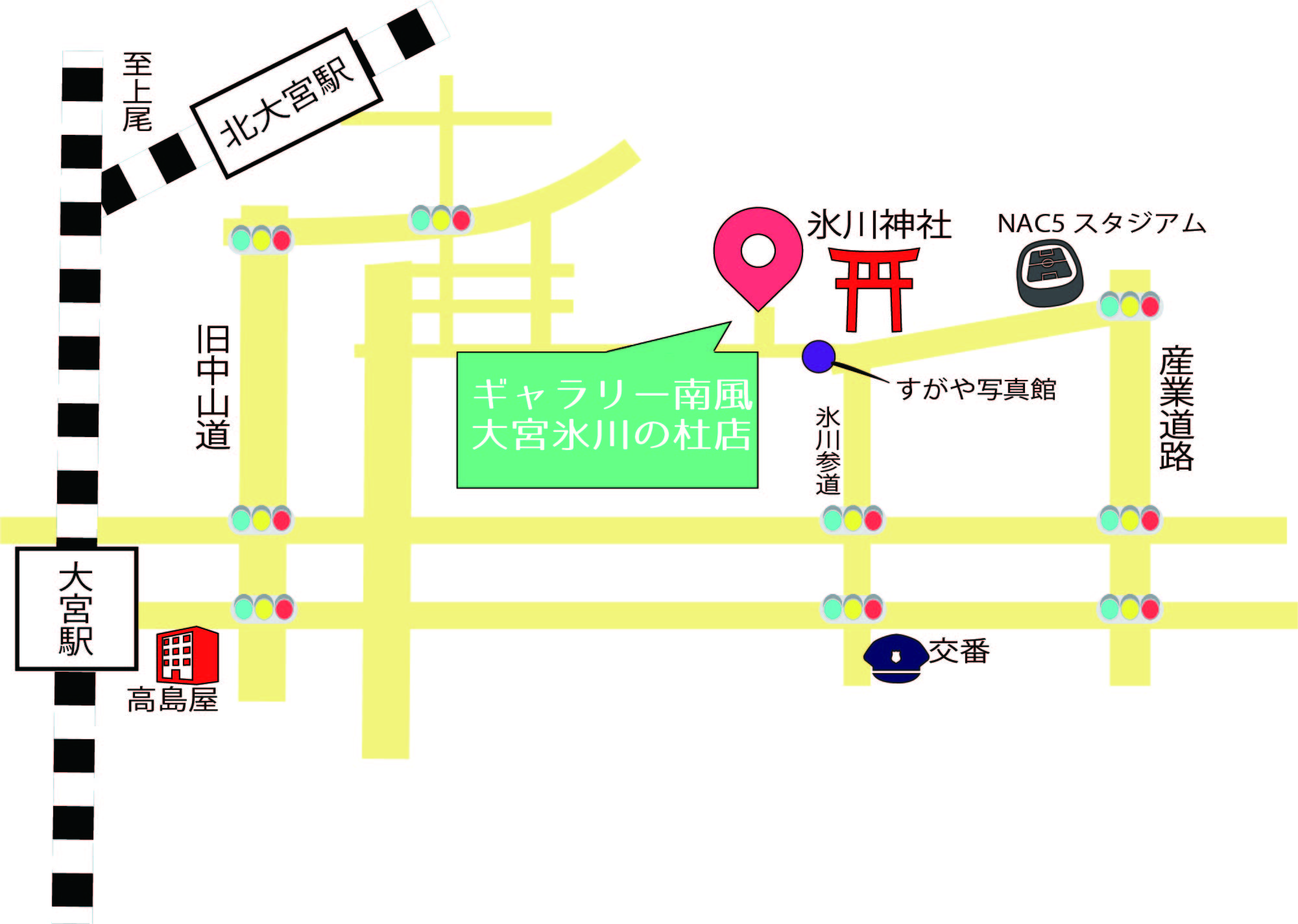 あみ~ちぇアトリエ地図